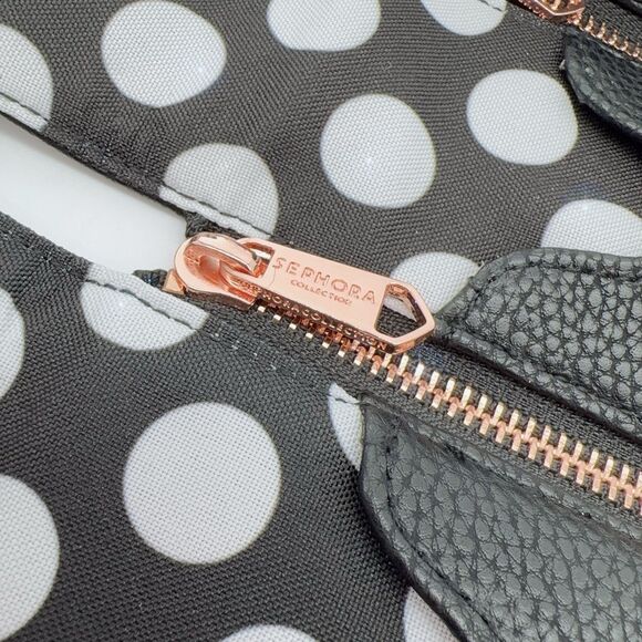 Sephora Roll It Up Pro Makeup Brush Zip Convertible Faux Leather Travel Bag NWT - Picture 3 of 9